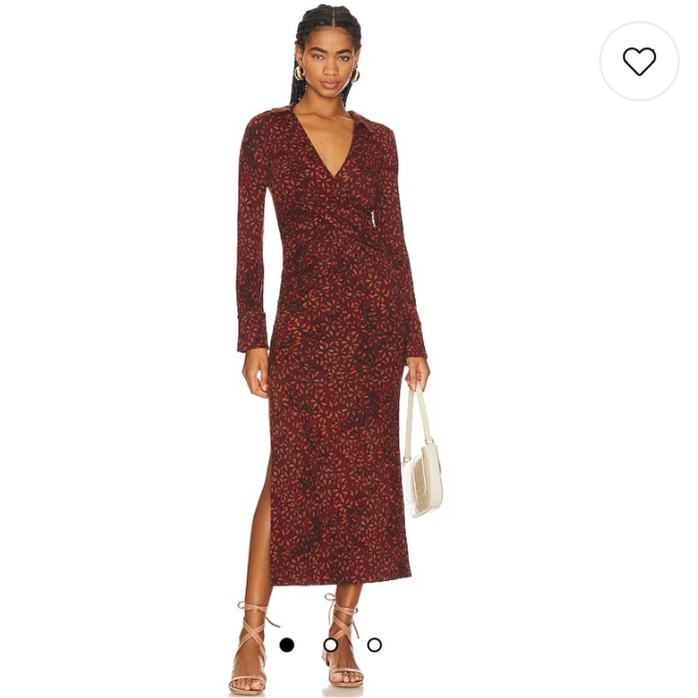 NEW Free People Shayla dress midi wrap XS